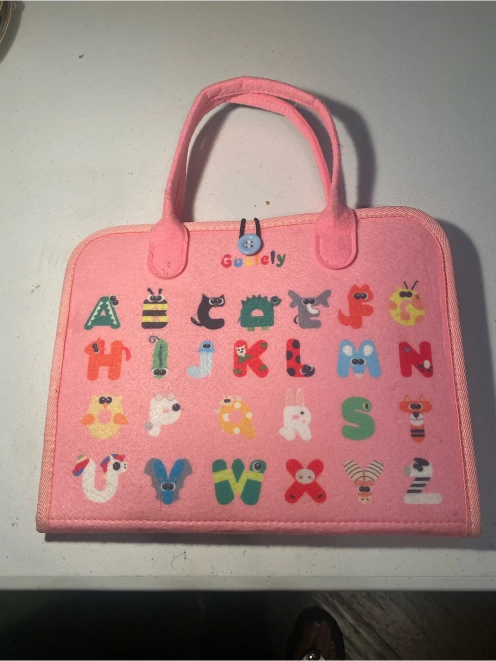 Guolely Busy Book Alphabet Felt Sensory Board